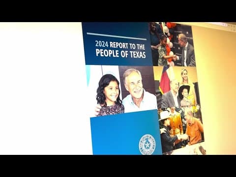 Gov. Greg Abbott praises state accomplishments in ‘Report to the People of Texas’