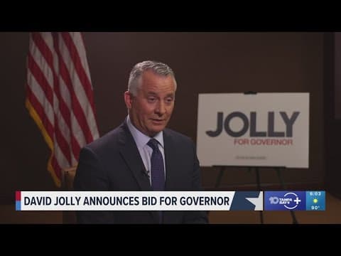 Former Congressman David Jolly is running for Florida governor