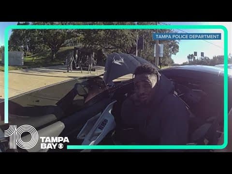 Bodycam footage: Bucs' Jordan Whitehead cited for careless driving after crash in Tampa