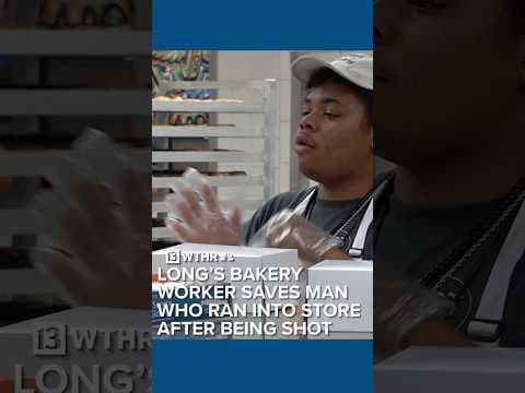 Long’s Bakery worker saves man who ran into Indy store after being shot