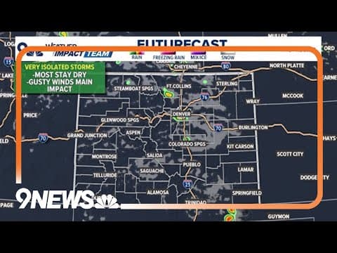 Denver weather: Cooler and drier Thursday ahead