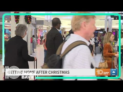 Returning home after the holidays? These are the busiest travel days