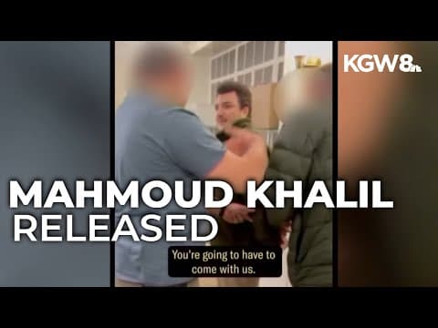 Judge orders Columbia University protester Mahmoud Khalil freed from immigration detention center