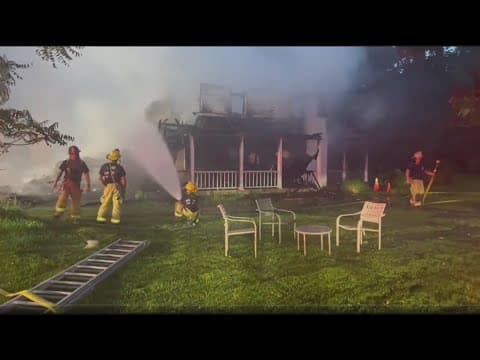 Historic sandy springs home burns down