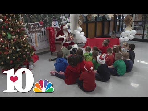Santa visits Nolachucky Elementary School in Greene County
