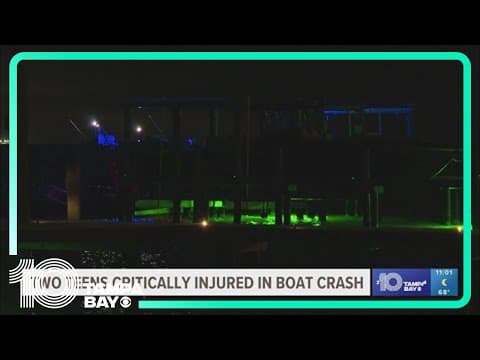 2 teens injured in St. Pete boat crash