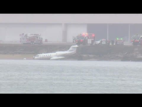 Small plane crashes off runway at NAS North Island in San Diego