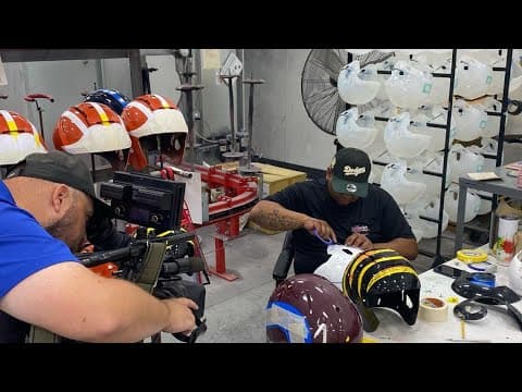 Popular NFL helmets made in Plainfield facility