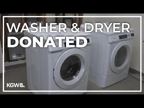 Portland elementary school adds washing machines for families