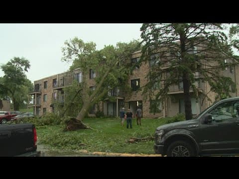 Cleanup after Saturday severe weather; EF-0 tornados reported in Dakota and Ramsey Counties