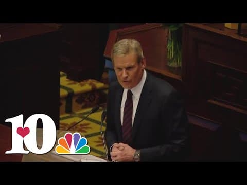 Gov. Bill speaks on school vouchers amid condemnations during State of the State address