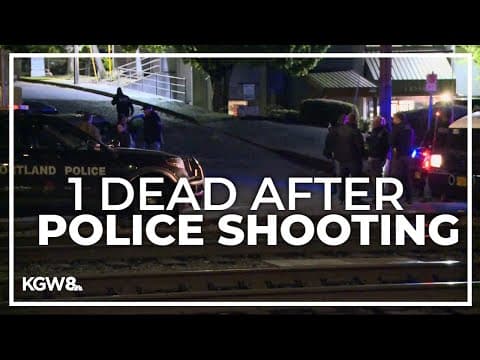 2 persons of interest in armed robbery arrested after Portland police shoot, kill man