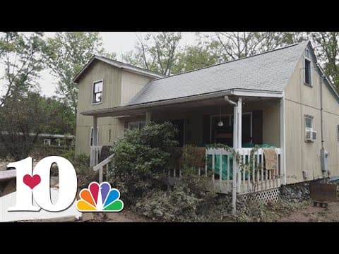 Swannanoa, NC man works to rebuild his home