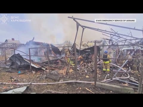 Christmas Day attacks in Ukraine send families underground