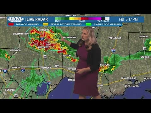 New Orleans Weather: Severe storms on Northshore this evening, hotter and drier weekend