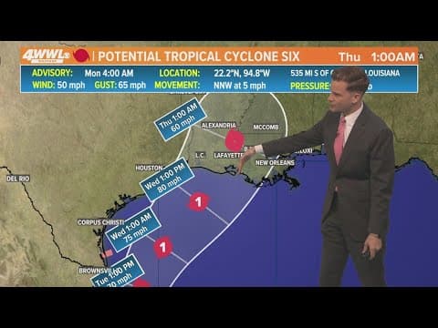 Impacts from tropical system expected this week