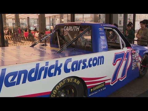 The Night Cap: NASCAR driver Rajah Caruth returns home to launch STEM racing program at DC Public Li