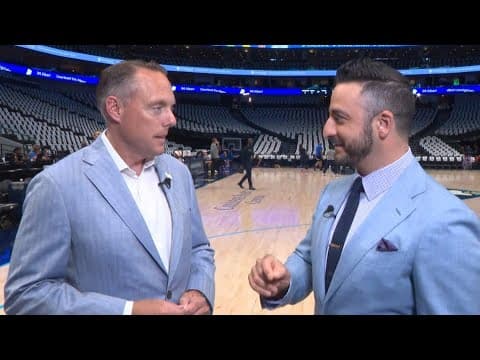 Greg Bibb speaks with WFAA before Wings-Fever matchup