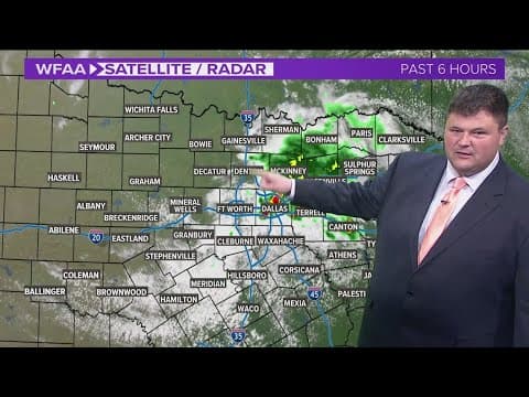 DFW Weather: Scattered thunderstorms continue over the weekend