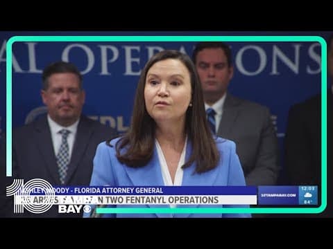 Moody: 25 people arrested in multi-agency drug investigation in Tampa Bay