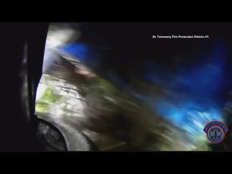 Slidell firefighters save driver after crash