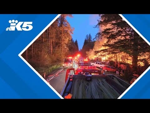 Crews battle large house fire in Jefferson County