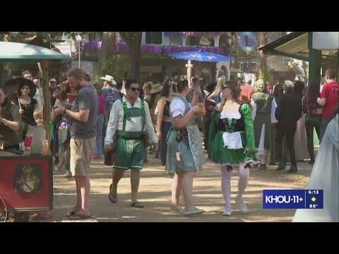 Huzzah!  The Texas Renaissance Festival is now underway