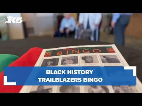 Black history trailblazers BINGO