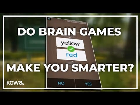 Do brain games make people smarter? Here's what University of Oregon researchers found