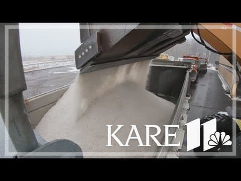 MnDOT crews prepping roads early for Saturday's expected wintery mix