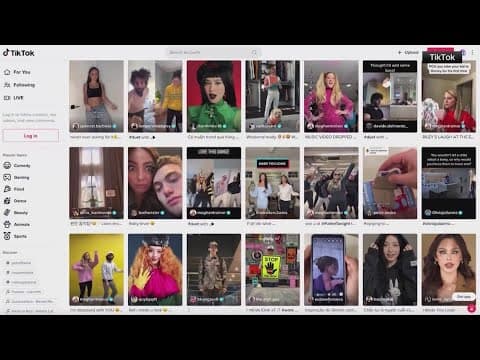 President Donald Trump says a deal is in the works with TikTok