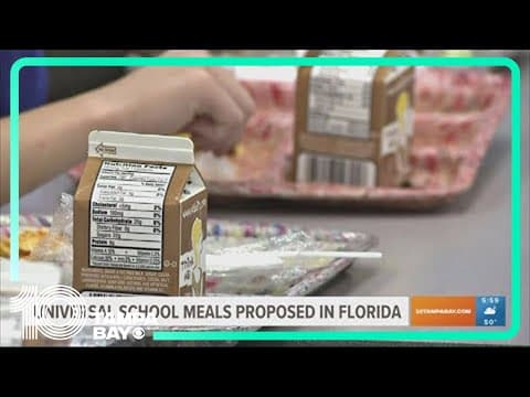 Universal school meals proposed in Florida