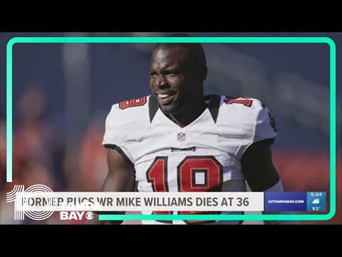 Mike Williams, former Bucs and Bills wide receiver, dies