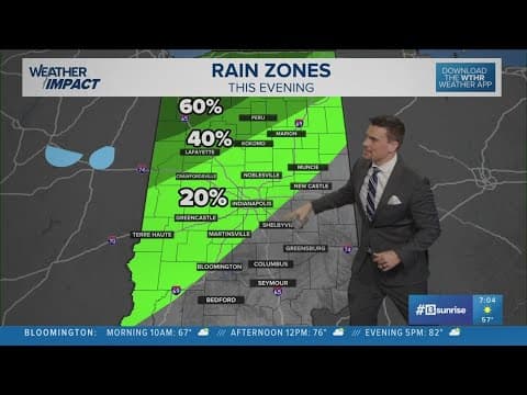 Timing the cold front and the rain showers tonight across Indiana | In-Depth Forecast