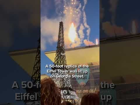 Georgia Street fireworks show