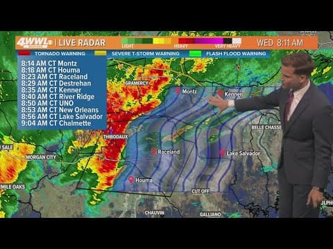 Tracking Storms in Southeast Louisiana: 8AM Weather Coverage
