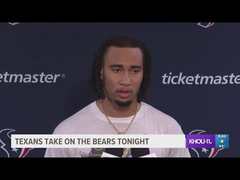 Texans prepare for the national spotlight in matchup with Bears