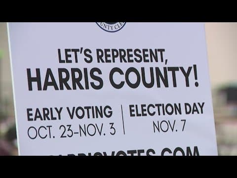 First day of early voting in Harris County outpacing previous years with Houston mayoral race