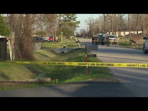 Sheriff: Man found shot to death lying in driveway outside NE Harris County home