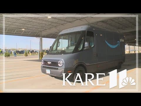 Amazon rolls out new fleet of fully electric delivery vans