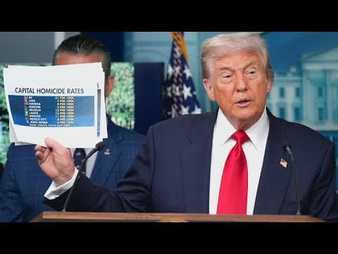 President Trump deploys troops in D.C.