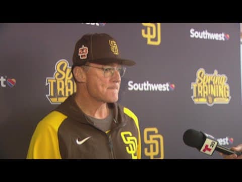 Padres manager Bob Melvin talks about 2023 season on second day of Spring Training
