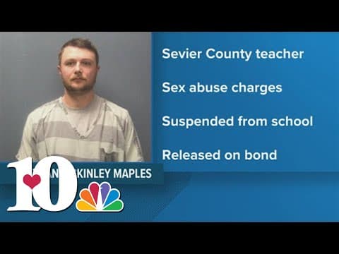 Sevier County teacher suspended after being charged with sex crimes against a child