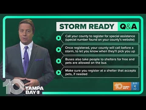 Hurricane season tips: What to do if you have special needs or can't drive during an evacuation