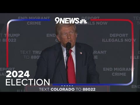 Latest Headlines | Trump holds campaign rally in Aurora