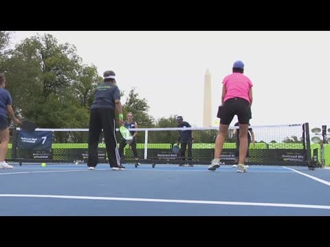 Pickleball on the National Mall is back