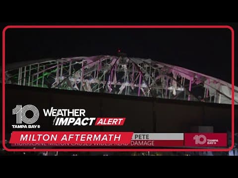Hurricane Milton causes widespread wind damage in St. Pete