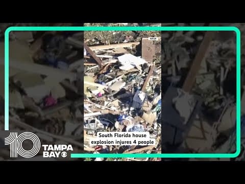 #Florida house #explosion injures 4 people #shorts