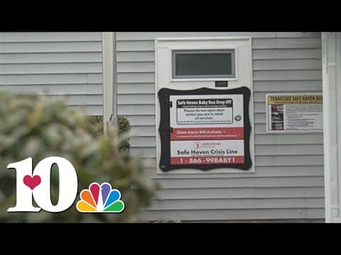 Safe Haven Baby Box installed at Rural Metro Fire station in Halls