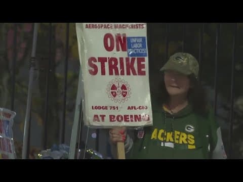 Boeing machinists reject contract offer, sending workers back to the picket line